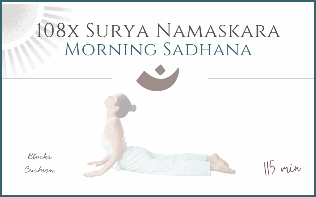 Morning Sadhana – Surya Namaskar 108x