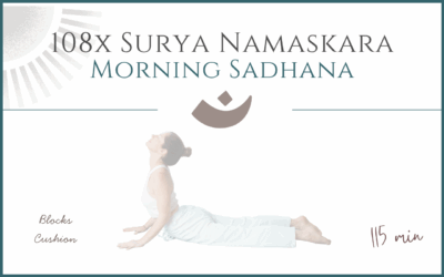 Morning Sadhana – Surya Namaskar 108x