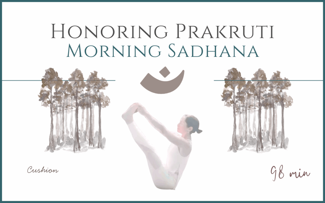 Honoring Prakṛti