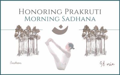Honoring Prakṛti